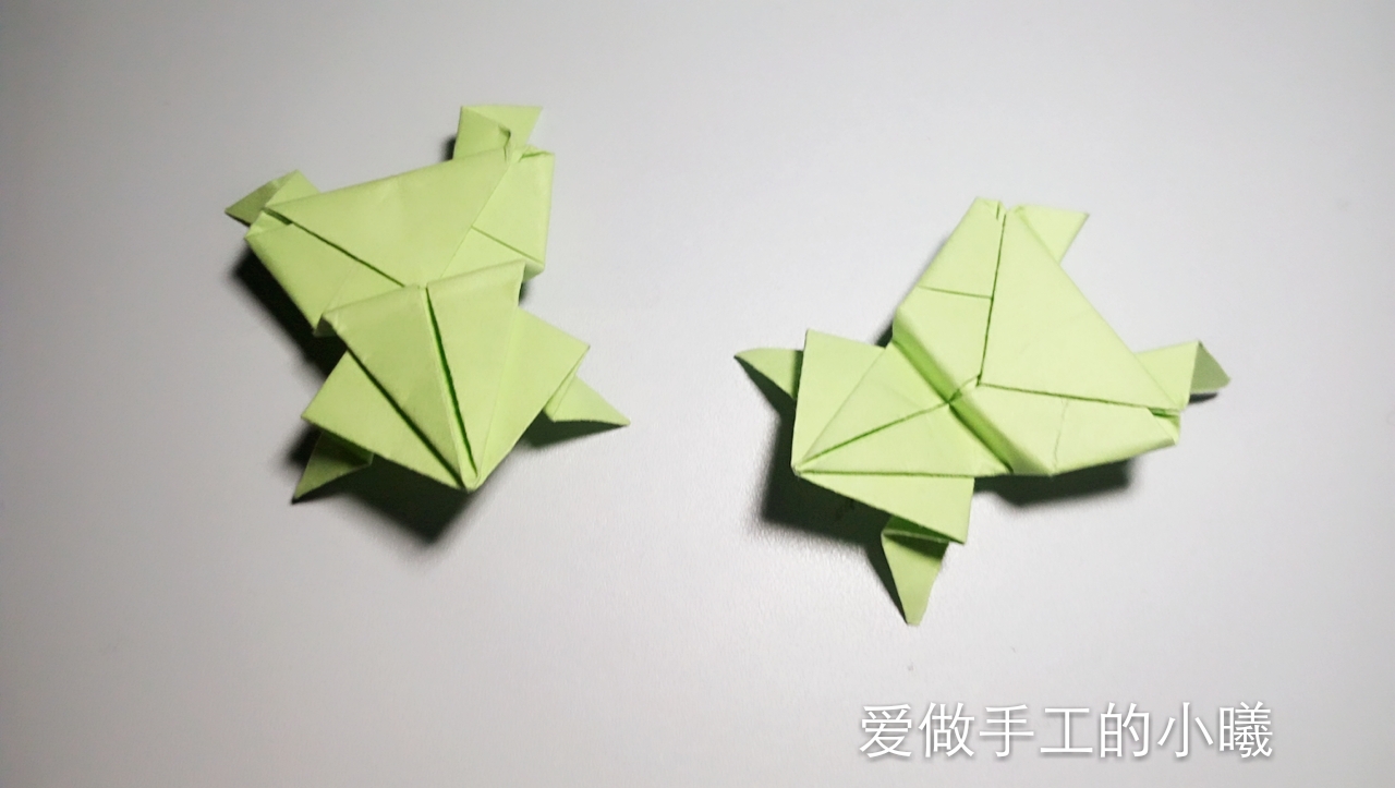 青蛙折纸怎样折操作方法