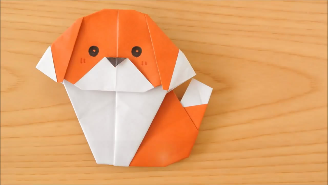 折纸之可爱的小狗工具/原料