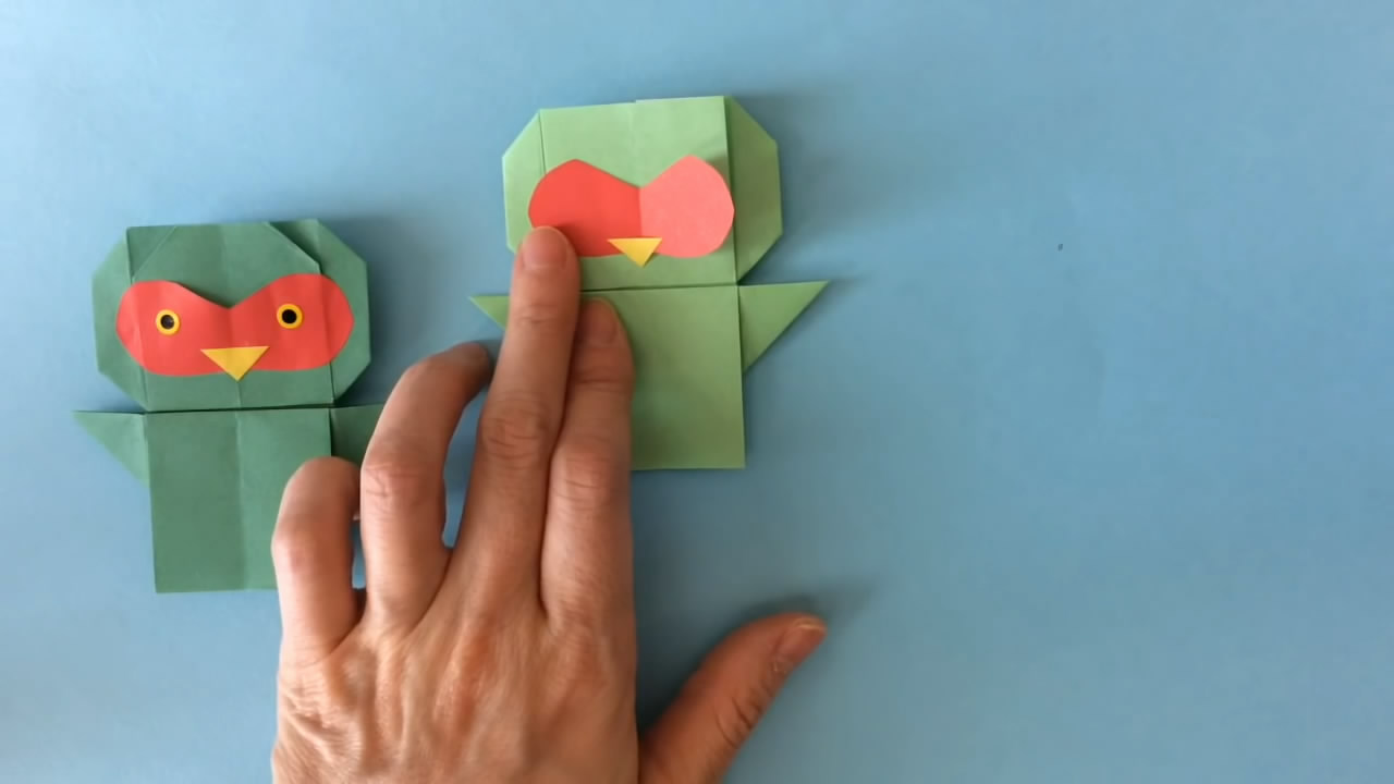 手工折纸之乌鸦怎样折操作方法