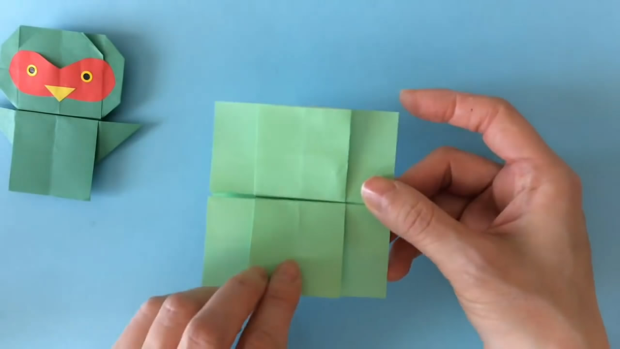 手工折纸之乌鸦怎样折操作方法