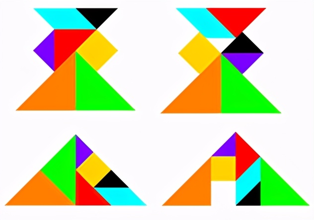 七巧板六边形的拼法操作方法