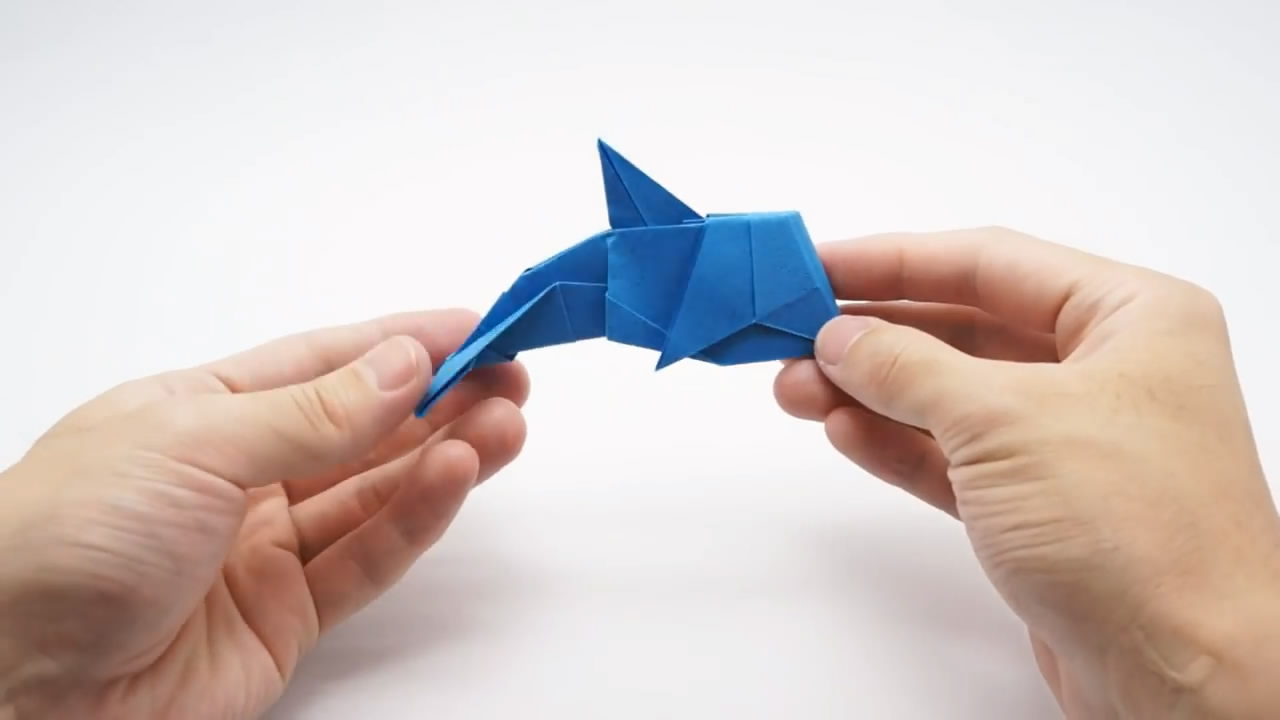 怎么折叠一只可爱帅气的小海豚