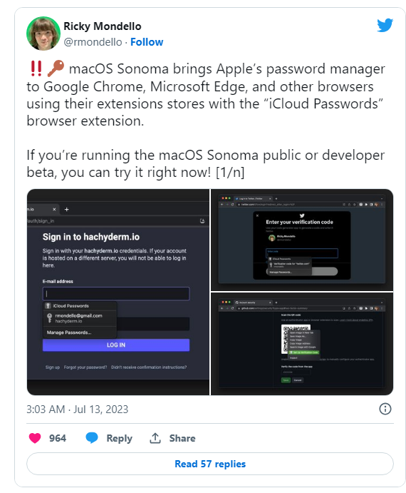 在 macOS 平台上苹果 iCloud 密码管理器现支持 Chrome / E