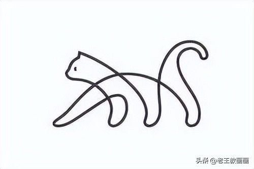 小猫的简笔画 100种小猫画法
