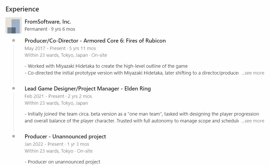FS 社开发团队约 300 人，开发《艾尔登法环》游戏高峰期仅调用 230 人